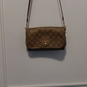Authentic Coach clutch purse